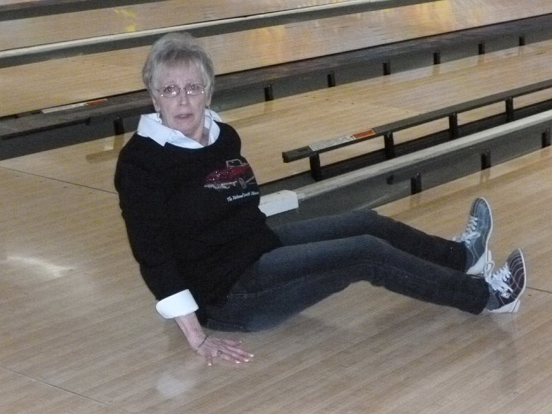 I could use a little help here getting up!